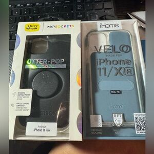 Otter pop socket case and an ihome for the 11 iPhone pro